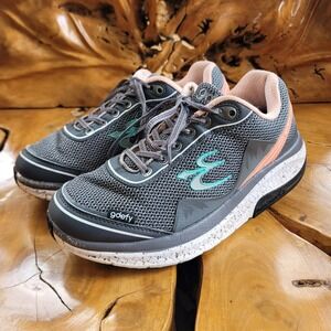 Gdefy Gravity Defyer Men Size 9.5 US Gray Walking Athletic Shoes Corrective Fit